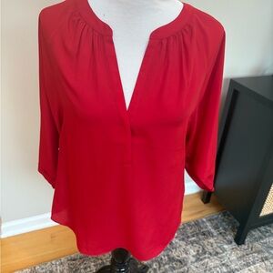 Joie | Vibrant Red Top, Sz M